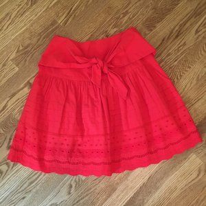 Anthropologie tie belt skirt